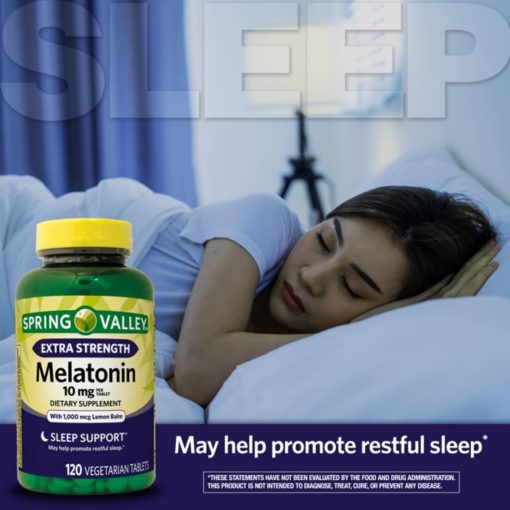 Spring Valley - Extra Strength Melatonin Dietary Supplement, 10 mg - 120 count