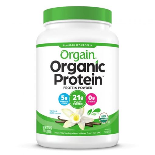 Orgain – Organic Protein Plant Based Powder – Vanilla Bean – 1200 gram