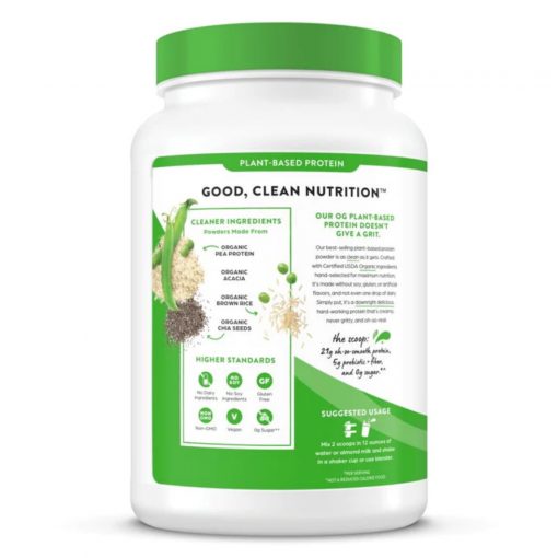 Orgain – Organic Protein Plant Based Powder – Vanilla Bean – 1200 gram