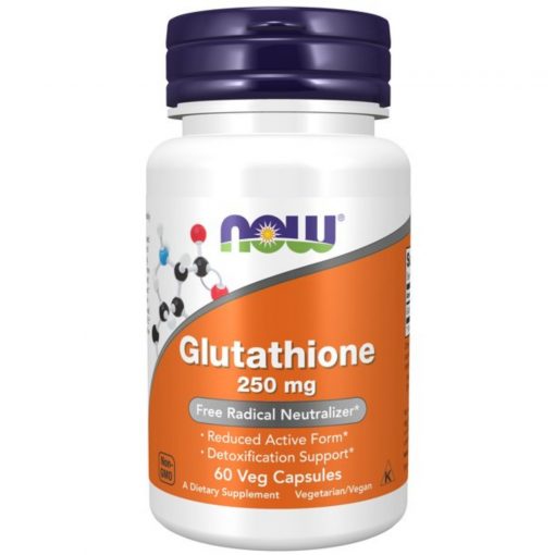 Now Foods – Glutathione, 250 mg – 60 Veg Capsules