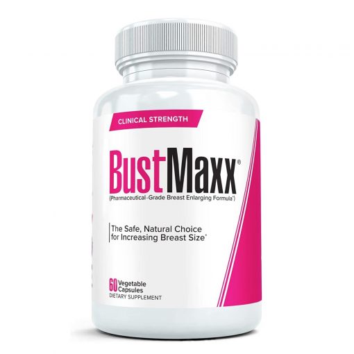 BustMaxx - Natural Breast Enlargement and Female Augmentation Supplement for Breast Growth, 60 Capsules