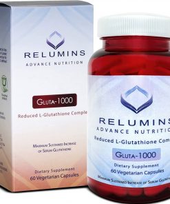 Relumins - Advance Nutrition Gluta 1000 - Reduced L-Glutathione Complex - 60 Capsules