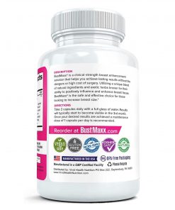 BustMaxx - Natural Breast Enlargement and Female Augmentation Supplement for Breast Growth, 60 Capsules