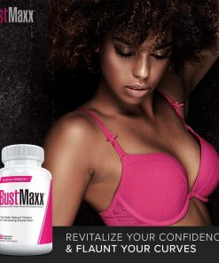 BustMaxx - Natural Breast Enlargement and Female Augmentation Supplement for Breast Growth, 60 Capsules