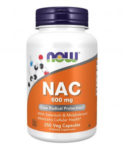 NOW Foods - NAC (N-Acetyl Cysteine) 600 mg with Selenium & Molybdenum - 250 Veg Capsules