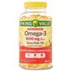 Spring Valley – Daily Maintenance Omega-3 from Fish Oil Dietary Supplement, 1000 mg – 180 count