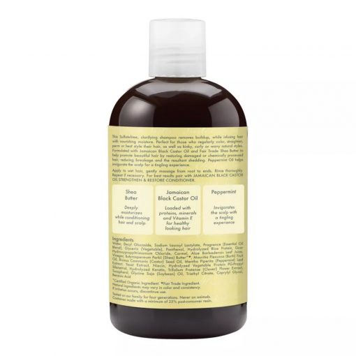 SheaMoisture - amaican Black Castor Oil Strengthen & Restore Shampoo - 384 ml