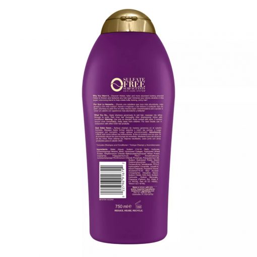 OGX - Thick Full Biotin Collagen Salon Size Shampoo - 750 ml