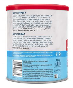 SlimFast - Original, Meal Replacement Shake Mix, Strawberries & Cream, - 364 gram