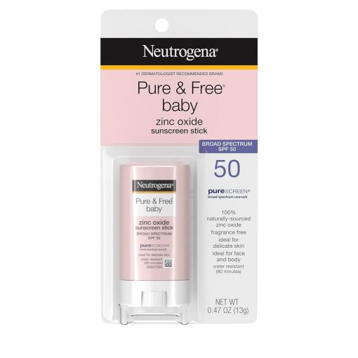 Neutrogena Pure & Free Baby Mineral Sunscreen Stick with Broad Spectrum SPF 50