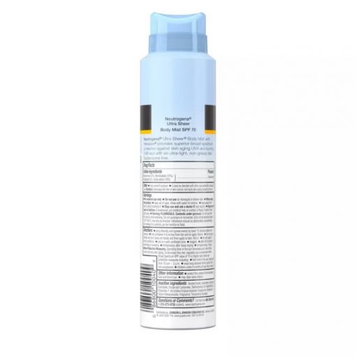 Neutrogena - Ultra Sheer Sunscreen Spray - SPF 70 - 141 gram