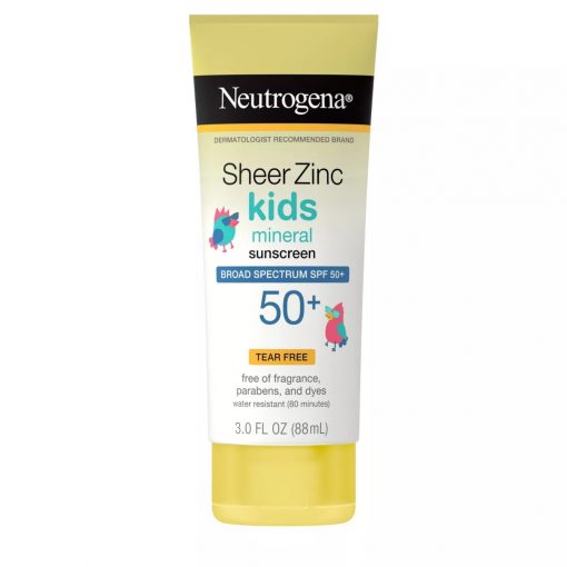 Neutrogena - Sheer Zinc Kids Mineral Sunscreen Lotion SPF 50 - 88 ml