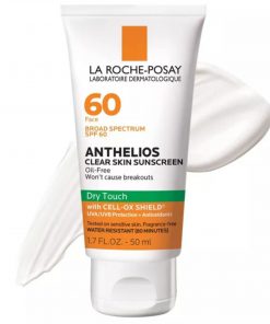 La Roche Posay -Anthelios Clear Skin Fast Drying Face Sunscreen for Acne Prone Skin - SPF 60 - 50 ml