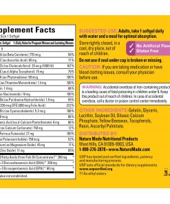 Nature Made Prenatal with Folic Acid + DHA Softgels, Prenatal Vitamin and Mineral Supplement, 100 Count