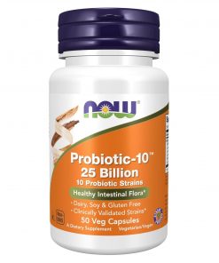 NOW Foods, Probiotic-10, 25 Billion, 50 Veg Capsules