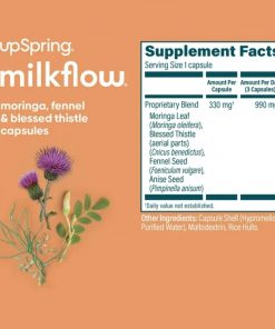 UpSpring - Milkflow Breastfeeding Supplement - 60 Vegetarian Capsules