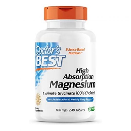 Doctor's Best High Absorption Magnesium Glycinate Lysinate, 240 Counts