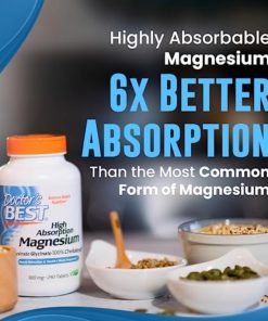 Doctor's Best High Absorption Magnesium Glycinate Lysinate, 240 Counts