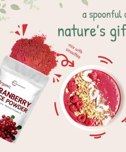 Micro Ingredients - Organic Cranberry Juice Powder - 227 gram