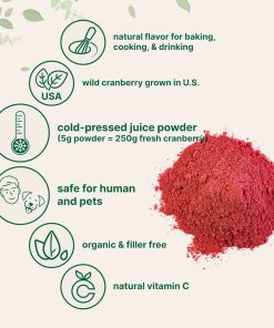 Micro Ingredients - Organic Cranberry Juice Powder - 227 gram