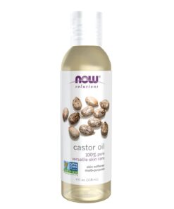 NOW Solutions, Castor Oil, 100% Pure Versatile Skin Care, 118 ml