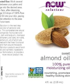 NOW Solutions, Sweet Almond Oil, 100% Pure Moisturizing Oil, 118 ml