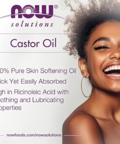 NOW Solutions, Castor Oil, 100% Pure Versatile Skin Care, 118 ml