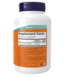 Now Foods Magnesium Citrate Caps - 120 VegCap