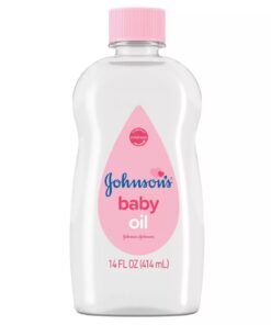 Johnson's Baby Body Moisturizing Oil, Liquid Mineral Oil for Baby Massage, 414 ml