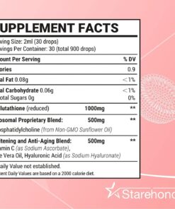 Starehonorr Liposomal Glutathione Liquid 1500 mg, 60 ml