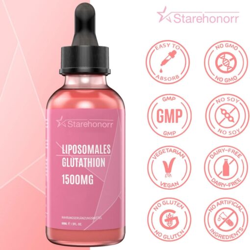 Starehonorr Liposomal Glutathione Liquid 1500 mg, 60 ml