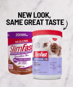 SlimFast - High Protein Meal Replacement Shake Powder, Creamy Chocolate, 312 gram