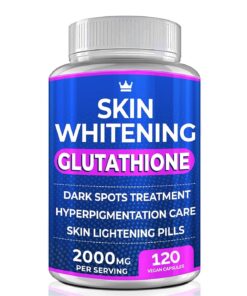 Northern Crown Cosmetics - Skin Whitening Glutathione 2000 mg - 120 Vegan Capsules