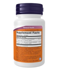 NOW Foods, Lutein & Zeaxanthin, 60 Softgels