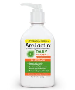 AmLactin - Daily Vitamin C Lotion with 7% Lactic Acid AHA - 225 gram