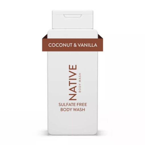 Native - Body Wash - Coconut & Vanilla - Sulfate Free - 532 ml